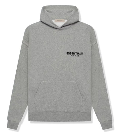 Fear Of God Essentials Kapuzenpullover in dunklem Haferflockengrün (SS22)