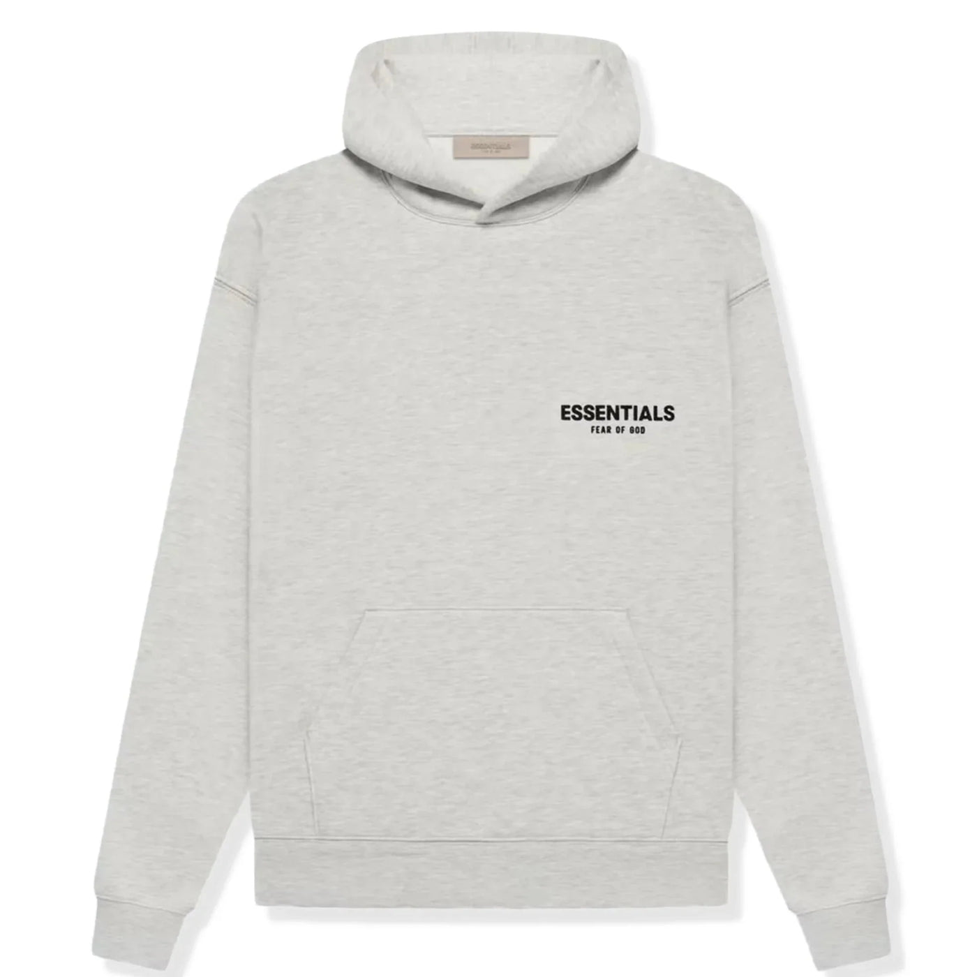Fear Of God Essentials Kapuzenpullover in hellem Haferflockengrün (SS22)