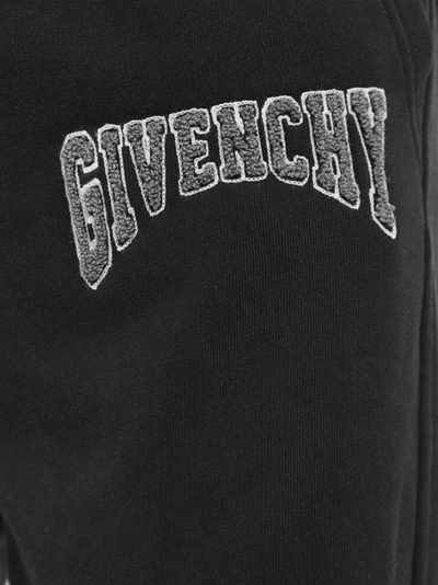 Givenchy – Schwarze Jogginghose mit Logo-Patch-Stickerei