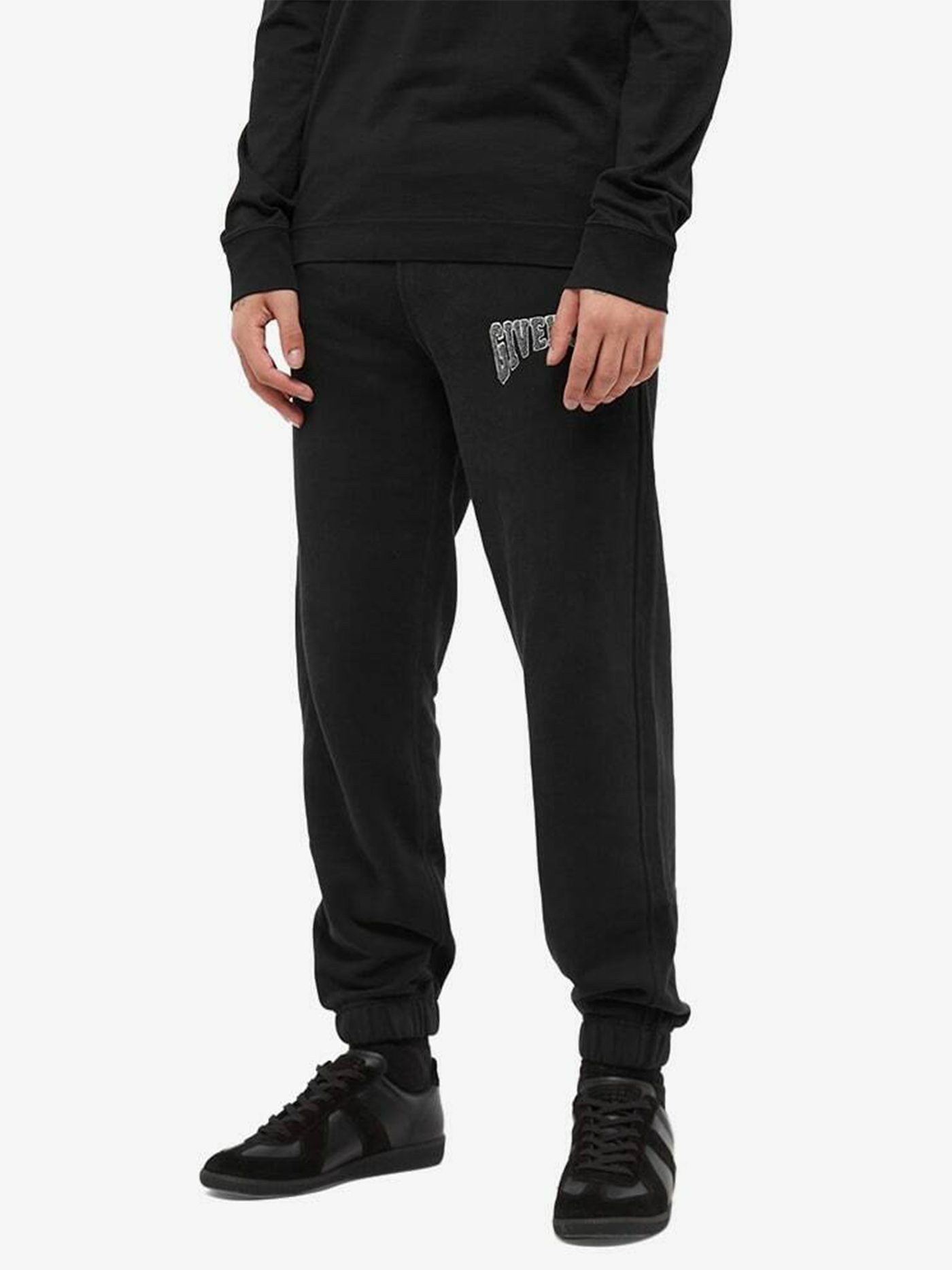 Givenchy – Schwarze Jogginghose mit Logo-Patch-Stickerei