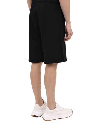 Givenchy Paris – Schwarze Sweatshorts mit Farbverlauf und Logostickerei