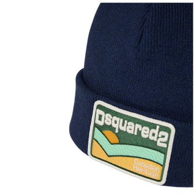 Dsquared2 – Canadian Heritage – Mütze in Marineblau