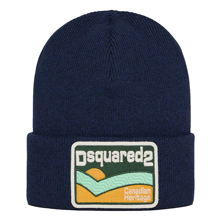 Dsquared2 – Canadian Heritage – Mütze in Marineblau