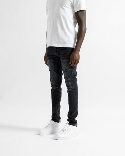 Magiri „Marseille“ zerrissene Jeans in Schwarz