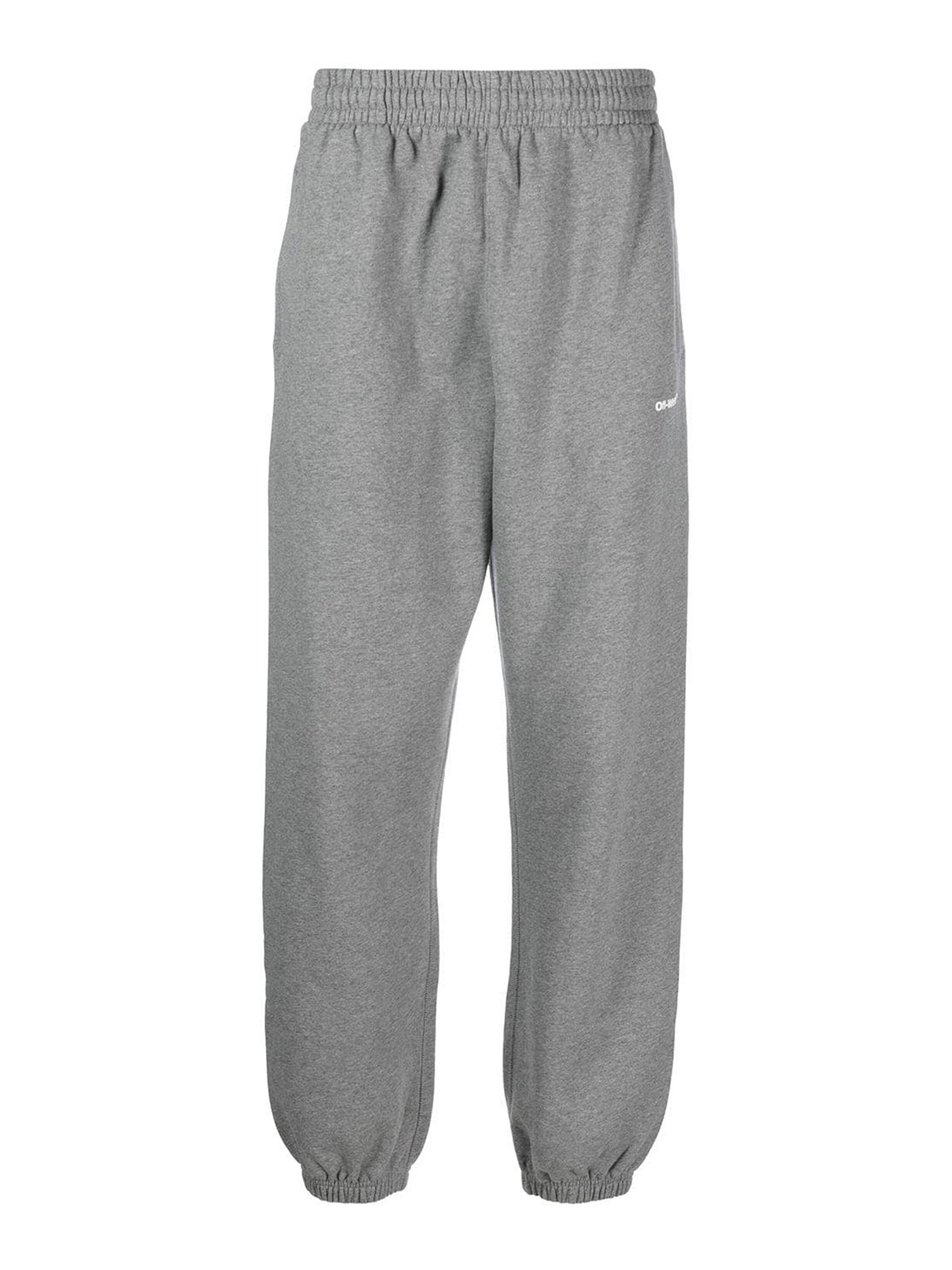 Off-White – Graue Jogginghose mit diagonalem Wellen-Print
