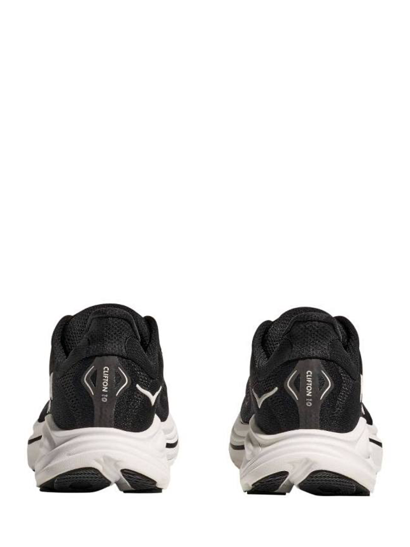 Hoka „Clifton 10“ Sneaker in Schwarz und Weiß
