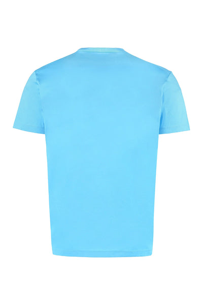 Dsquared2 – T-Shirt mit Icon-Print in Blau