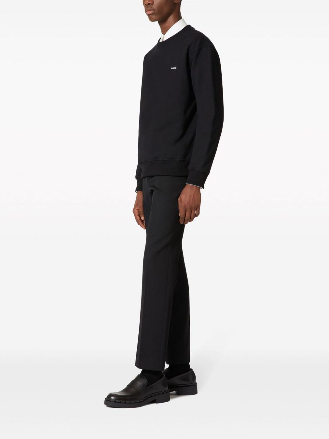 Valentino Garavani – Schwarzes Sweatshirt mit Logo-Print