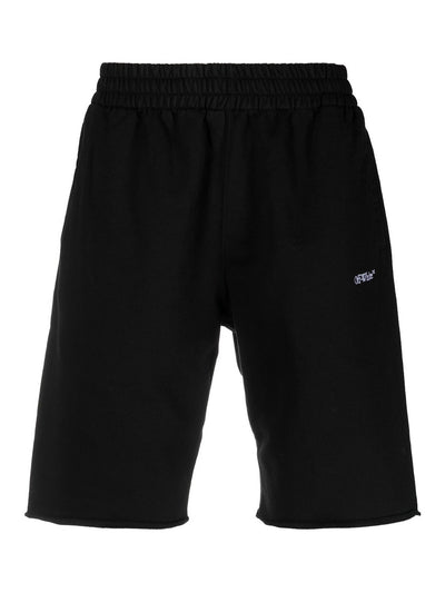 Off-White Scrubber Diag Shorts Schwarz