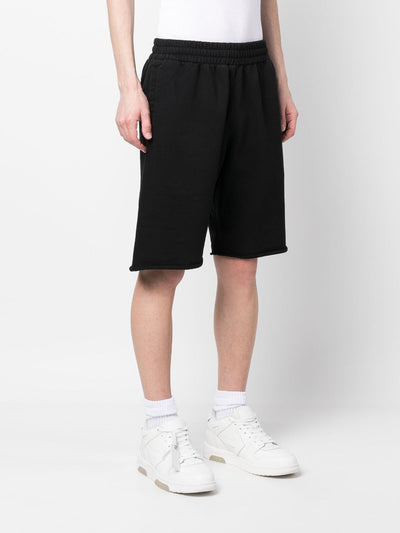 Off-White Scrubber Diag Shorts Schwarz