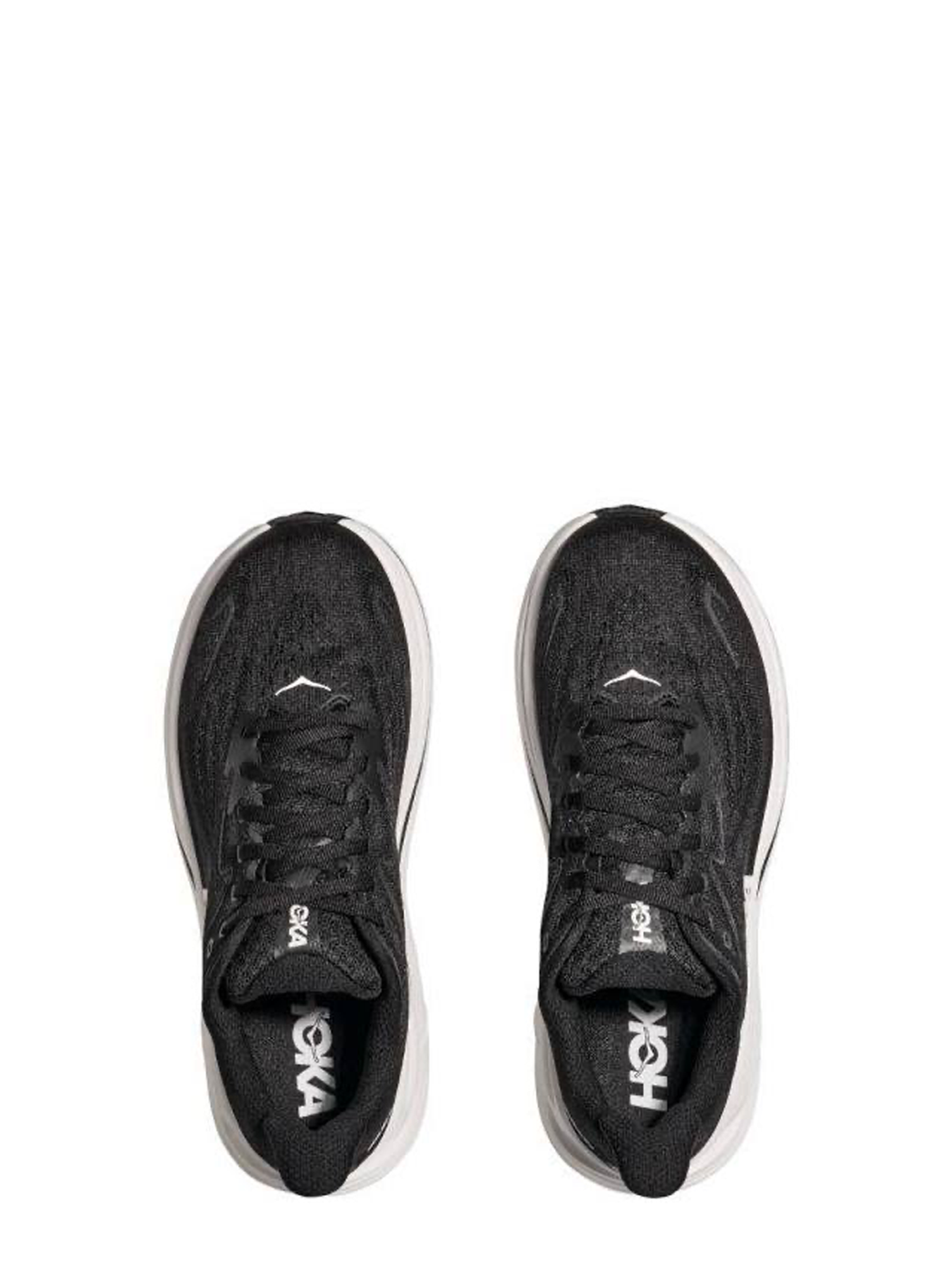 Hoka „Clifton 10“ Sneaker in Schwarz und Weiß