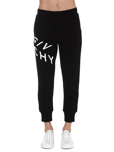 Givenchy – Refracted – Schwarze Jogginghose mit gesticktem Logo