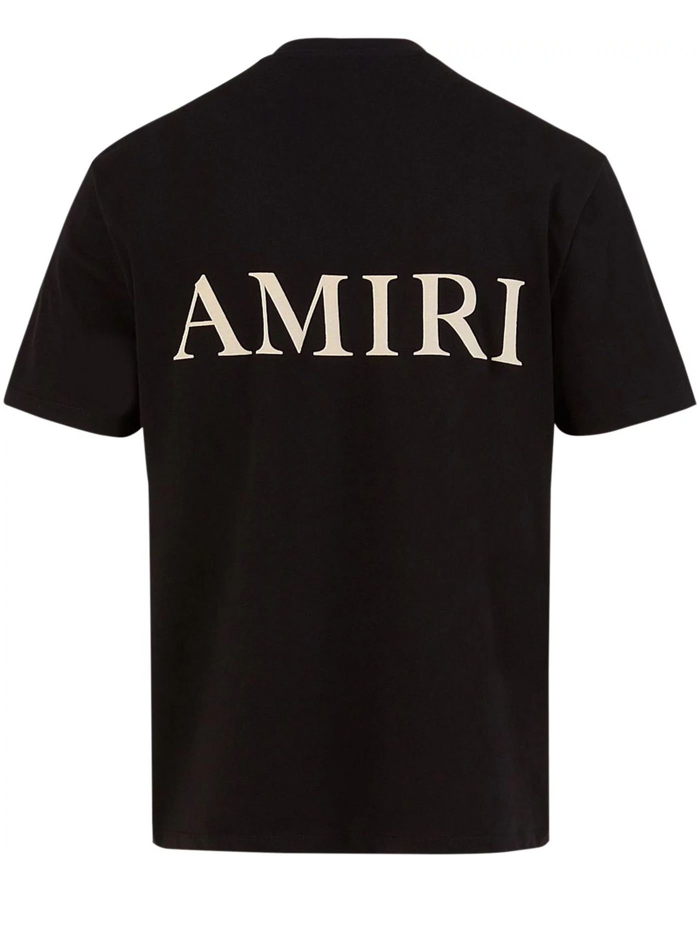 Amiri – Schwarzes T-Shirt mit Puff-Logo