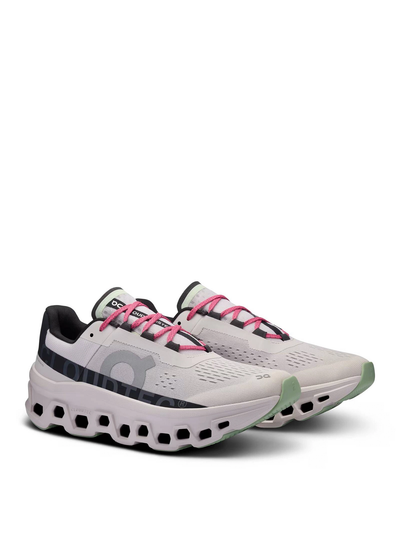 On Running – CloudMonster-Sneaker in Frost/Schwarz