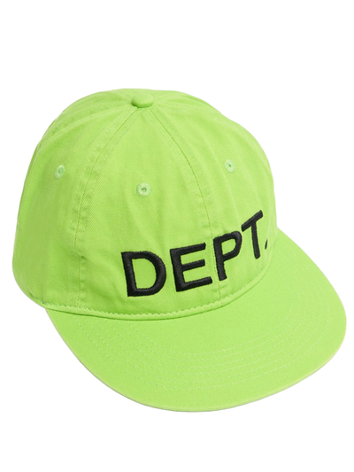 Gallery Dept DEPT. Kappe mit gesticktem Logo in Flo Green