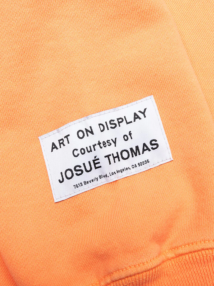 Gallery Dept – Kapuzenpullover mit Logo in Flo-Orange