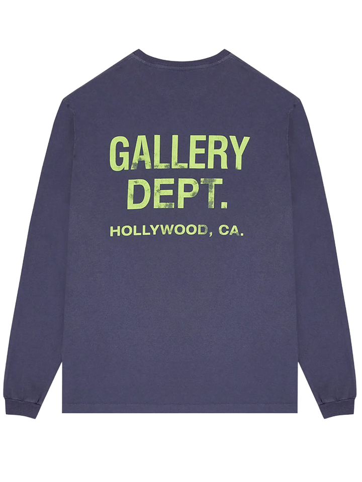 Gallery Dept – Langärmliges Souvenir-T-Shirt in Marineblau