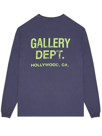 Gallery Dept – Langärmliges Souvenir-T-Shirt in Marineblau