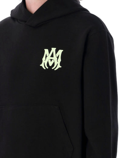Amiri MA Logo Hoodie Schwarz/Limette