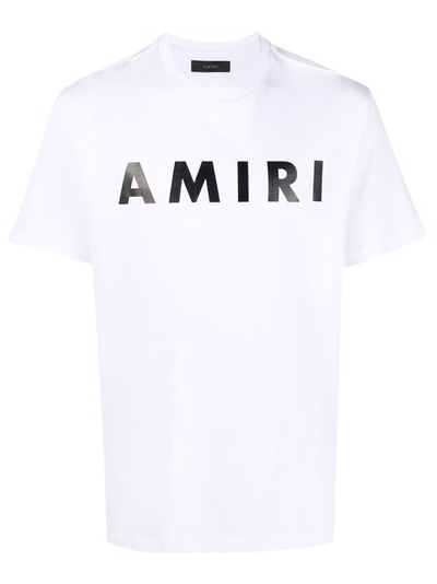 Amiri – Weißes T-Shirt mit Army-Logoprint