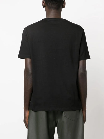 Amiri – Schwarzes T-Shirt mit Geparden-Logo-Print
