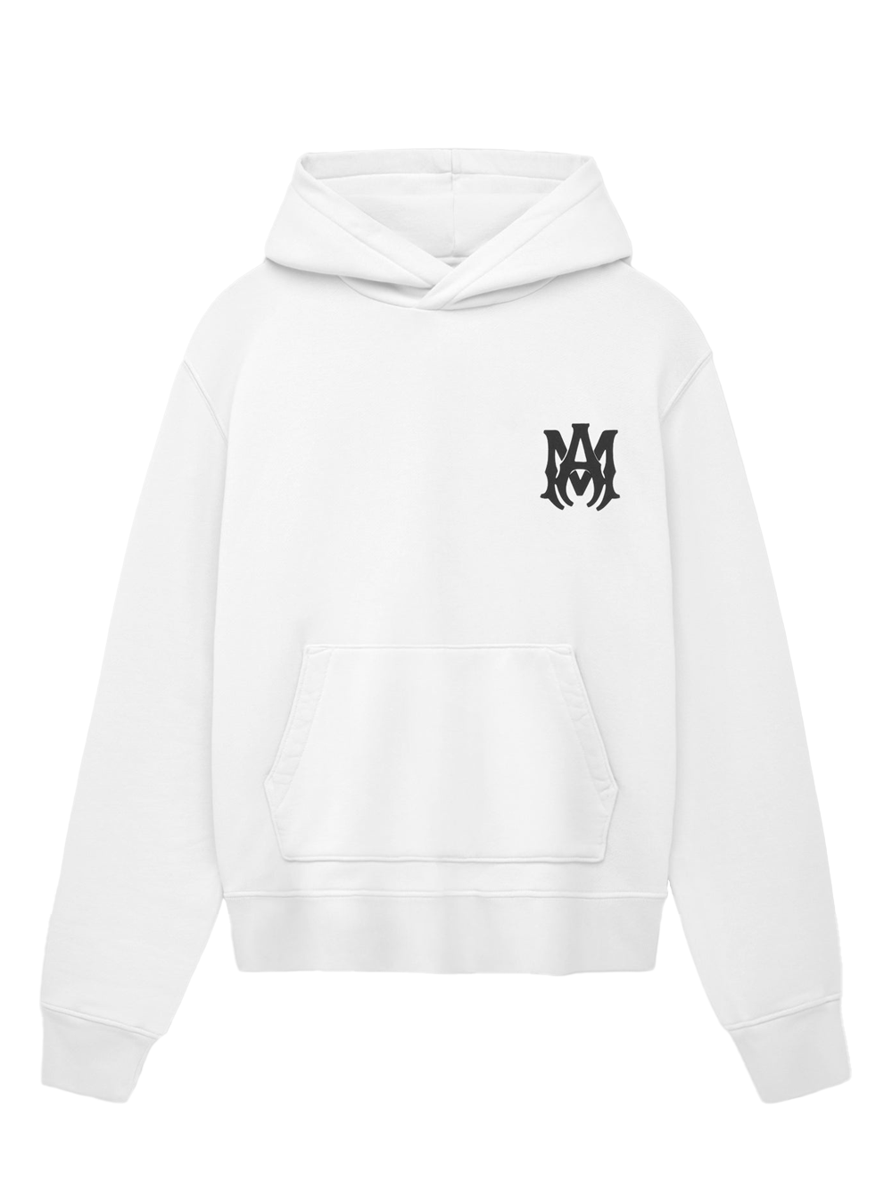 Amiri – Weißer Kapuzenpullover mit MA Core-Logo-Print