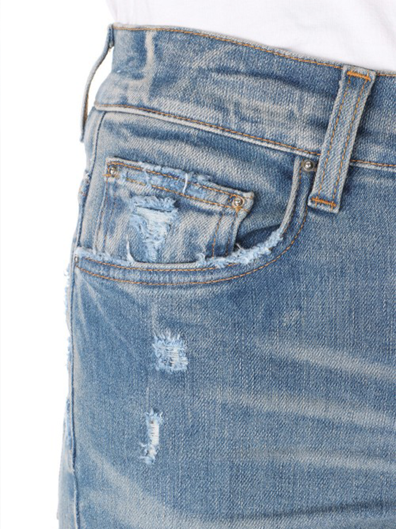 Amiri – Batik-Bandana-Thrasher-Skinny-Jeans in Blau