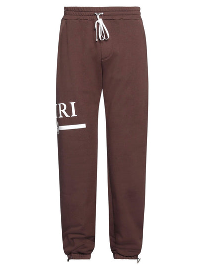 Amiri – Jogginghose mit MA-Bar-Logo-Aufdruck in Braun