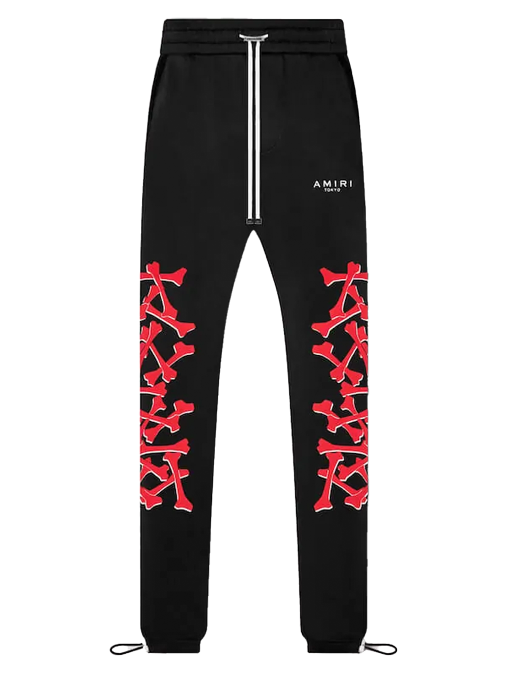 Amiri – Tokyo – Schwarze Jogginghose mit „Stacked Bones“-Print
