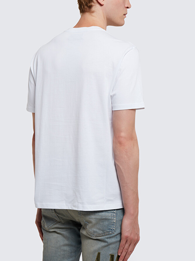Amiri – Weißes T-Shirt mit Army-Logoprint
