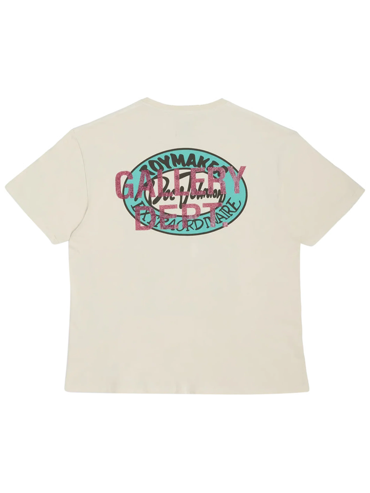Gallery Dept – T-Shirt „Dead Batteries“ in Antikweiß