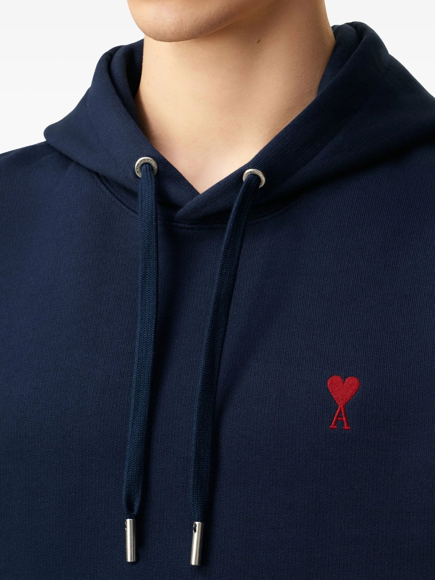 Ami Paris de Coeur Kapuzenpullover in Marineblau