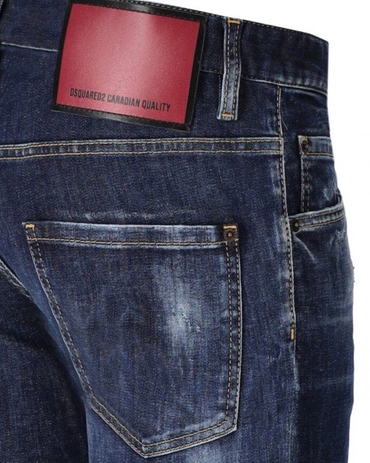 Dsquared2 – Distressed-Jeans in kanadischer Qualität in Blau