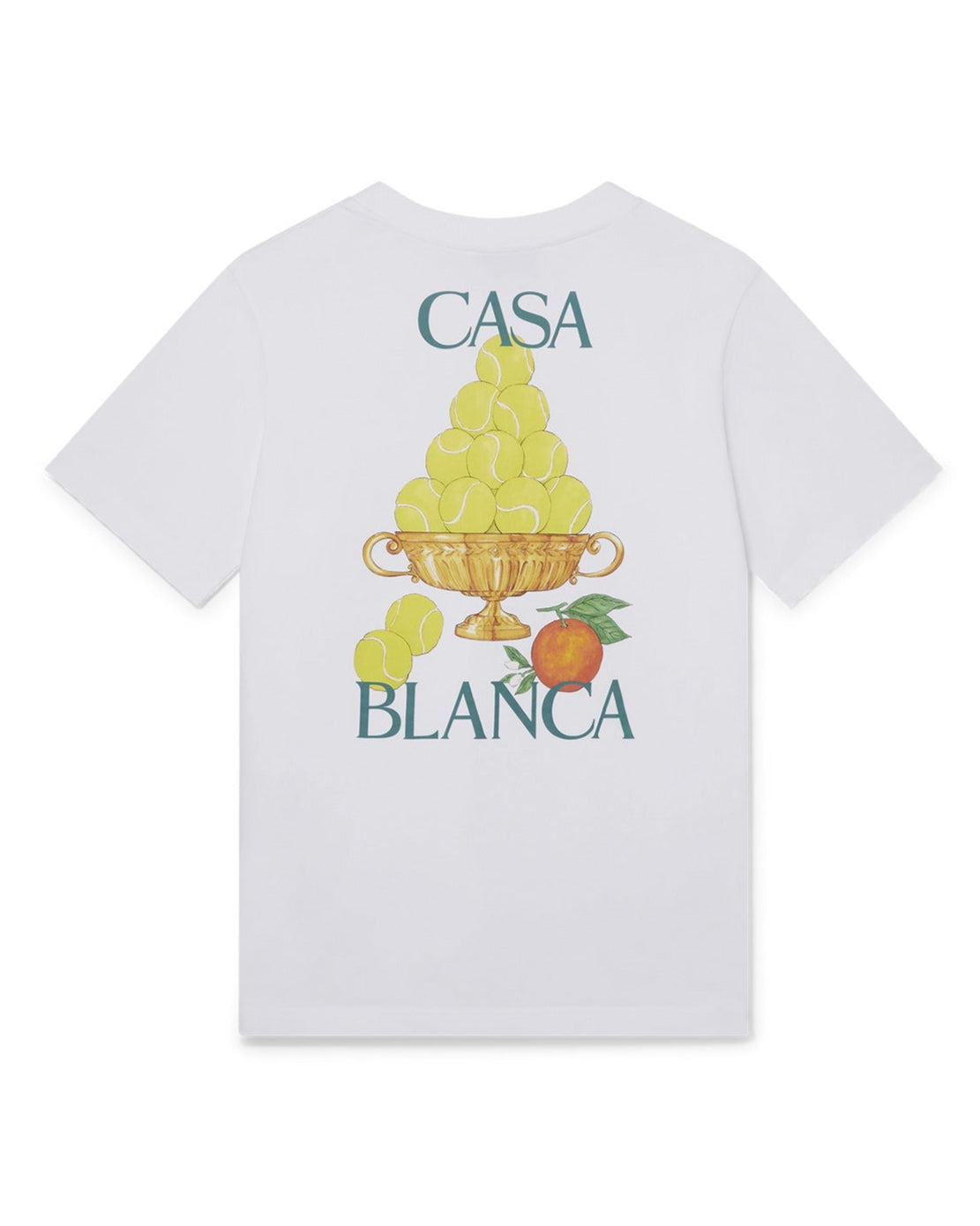 Casablanca Le Triomphe De Tennis T-Shirt Weiß