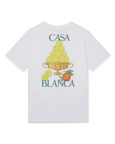 Casablanca Le Triomphe De Tennis T-Shirt Weiß