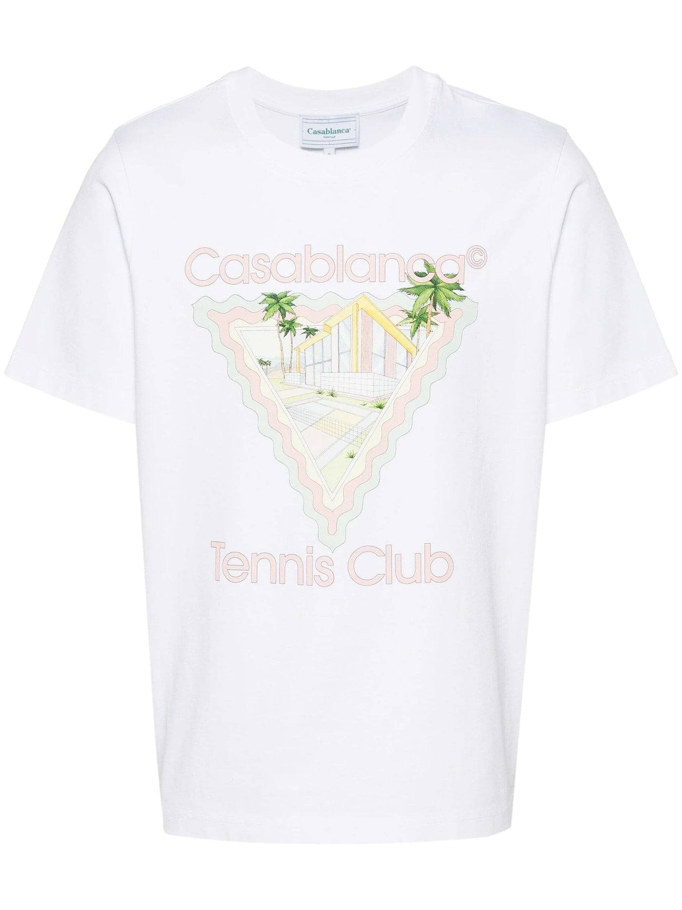 Casablanca – Weißes T-Shirt mit Logo-Aufdruck „Maison De Reve“