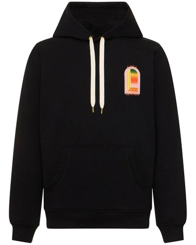Casablanca Gradient Arch Bio-Baumwoll-Hoodie Schwarz