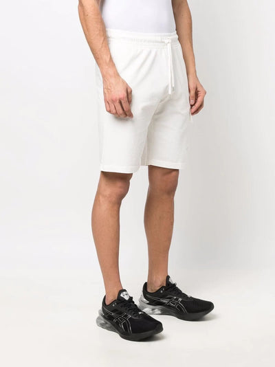 CP Company – Weiße Baumwollshorts mit Linsen