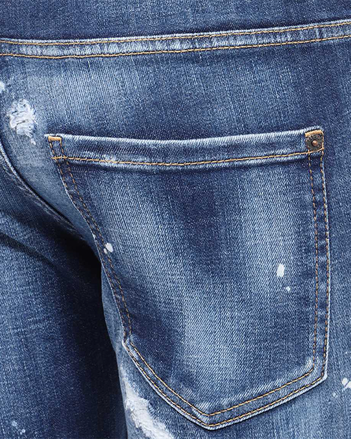 Dsquared2 – Skaterjeans in Basic-Waschung in Blau