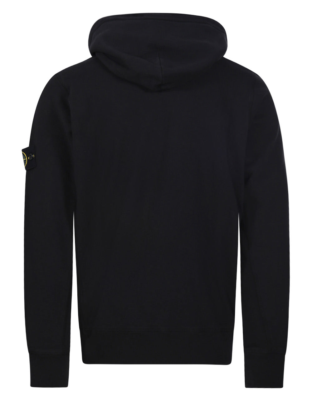 Stone Island – Old Treatment – ​​Schwarzer Kapuzenpullover