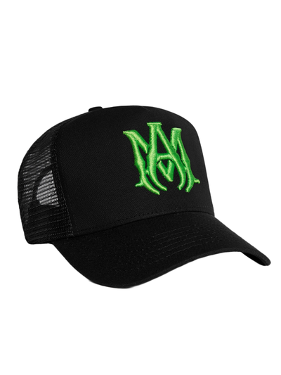 Amiri – Trucker-Cap mit MA-Logo-Stickerei in Schwarz