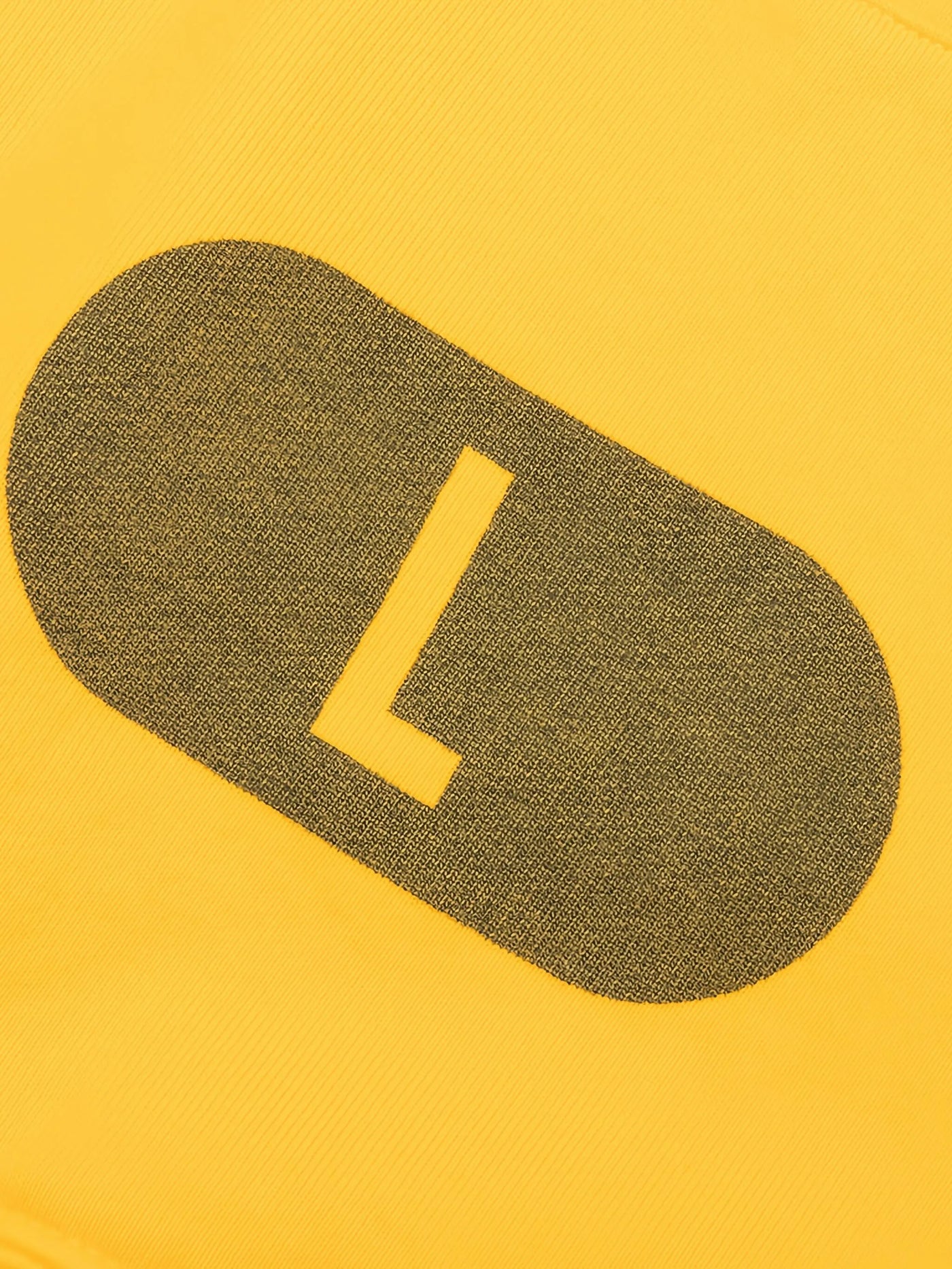 Gallery Dept – Gelber Kapuzenpullover mit Box-Merch