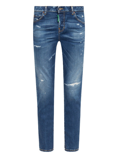 Dsquared2 – One Life One Planet – Smiley-Jeans in Blau