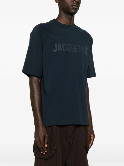 Jacquemus Le T-Shirt Typo Dunkelblau