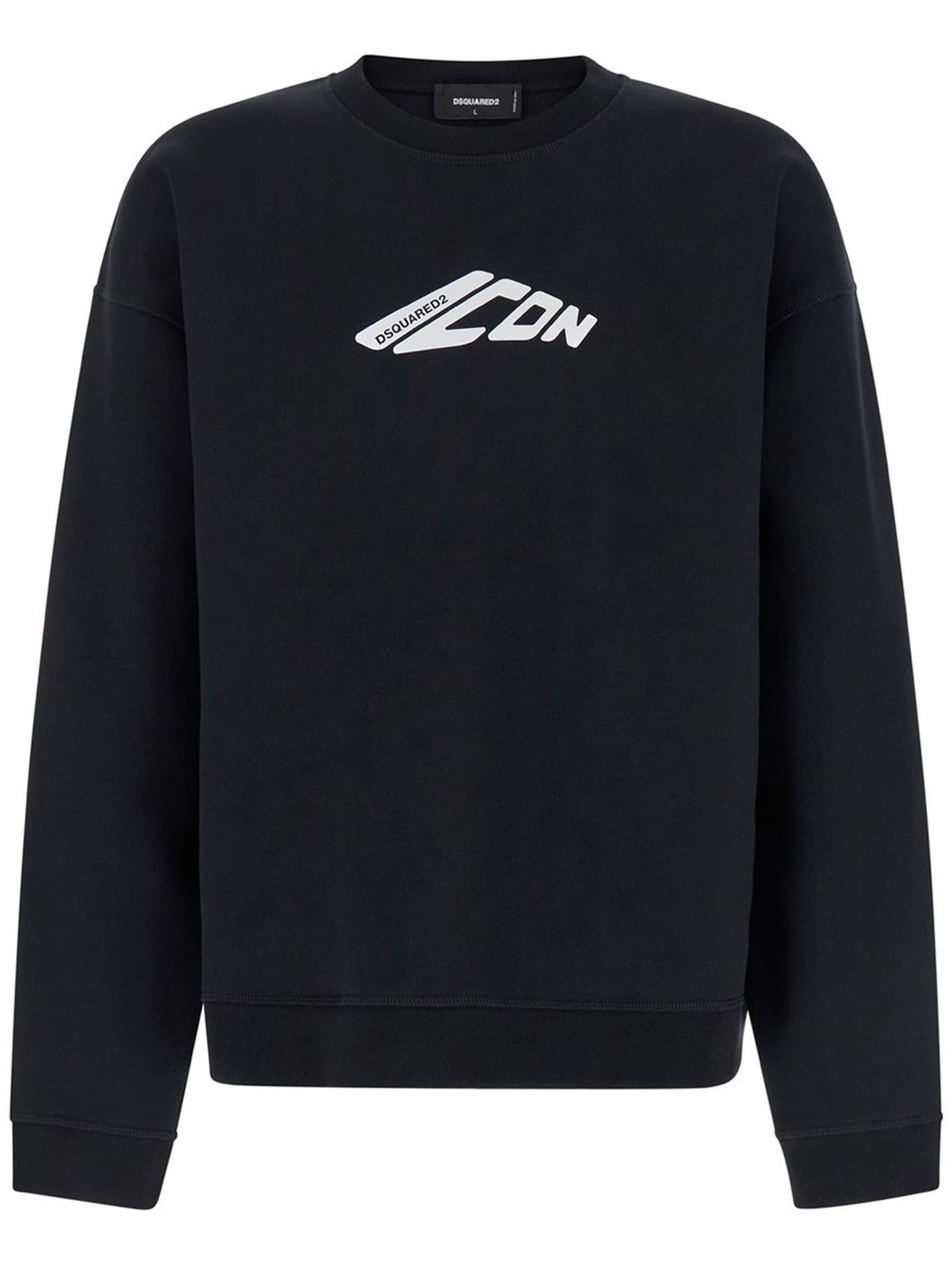 Dsquared2 – Schwarzes Sweatshirt mit Icon-Logo der New Generation