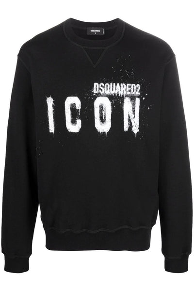 Dsquared2 Icon Spray Sweatshirt Schwarz