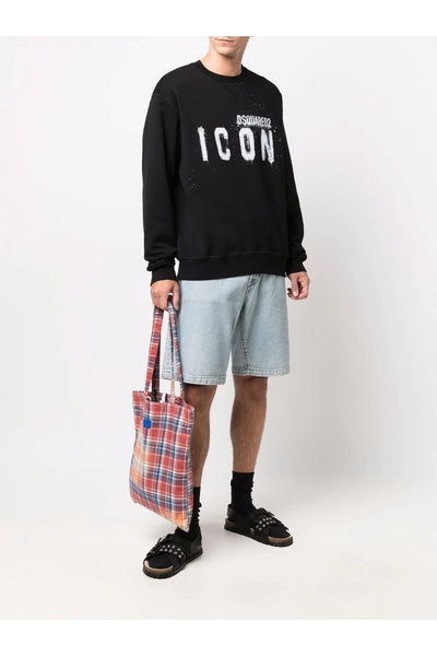 Dsquared2 Icon Spray Sweatshirt Schwarz