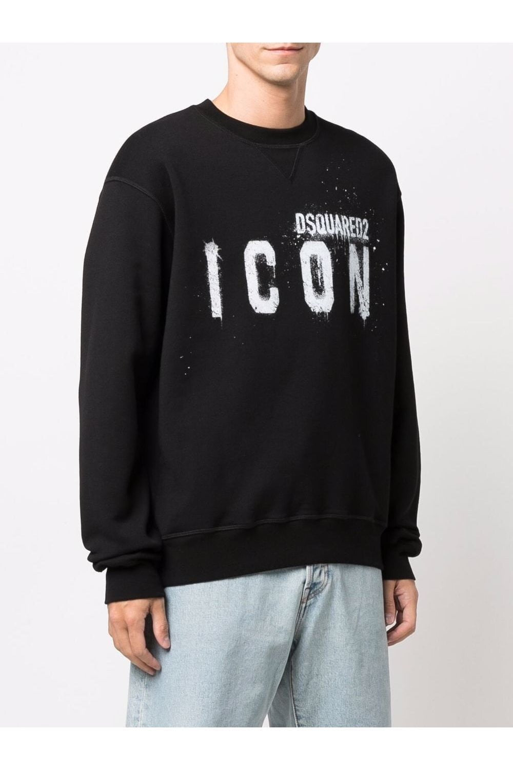 Dsquared2 Icon Spray Sweatshirt Schwarz