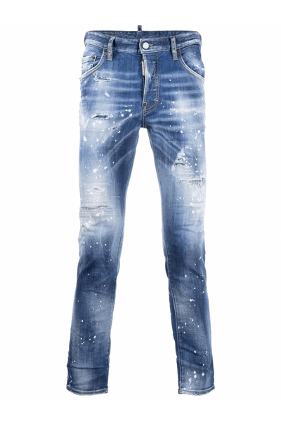 Dsquared2 Medium Spotty Wash Super Twinky Jeans Blau
