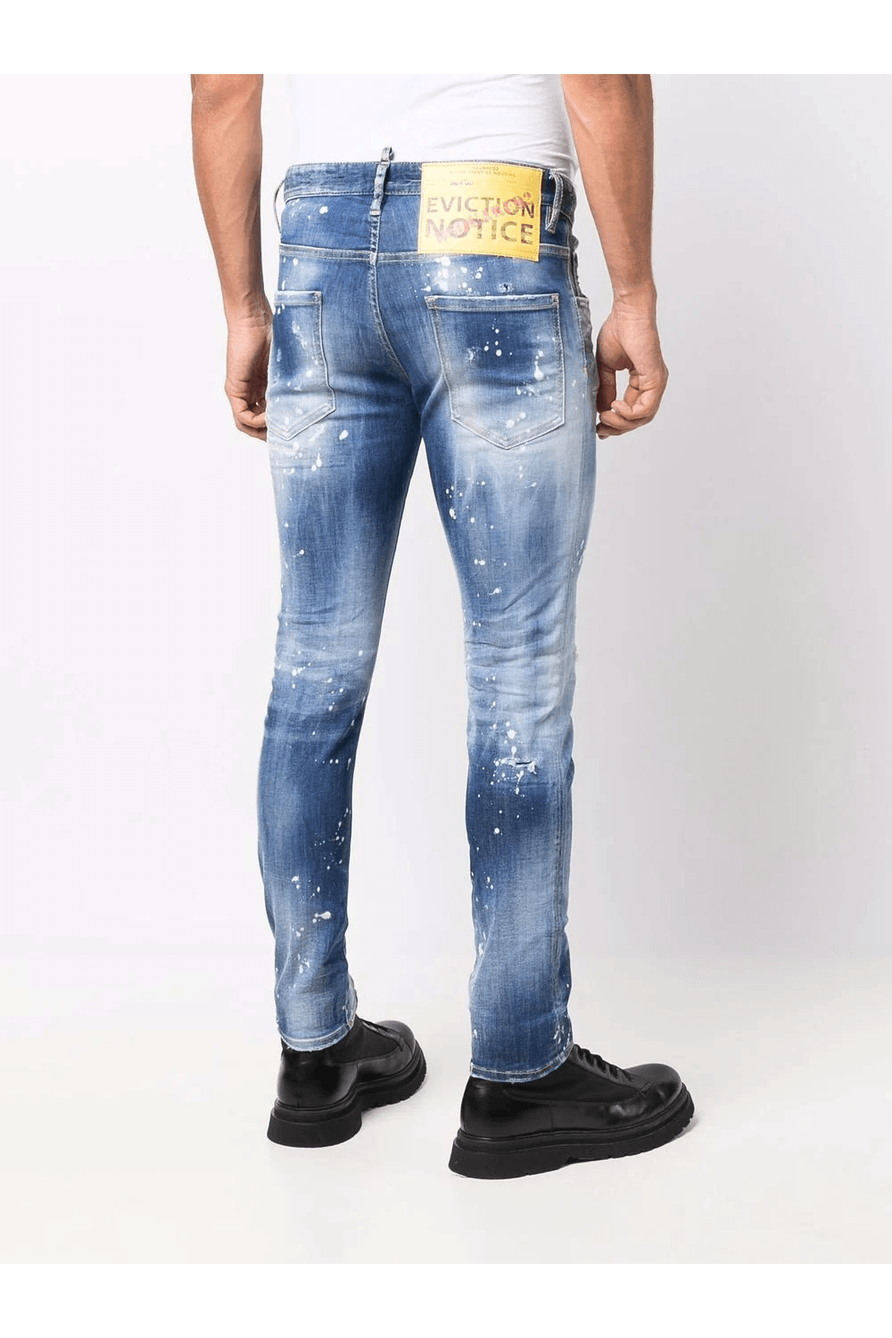 Dsquared2 Medium Spotty Wash Super Twinky Jeans Blau